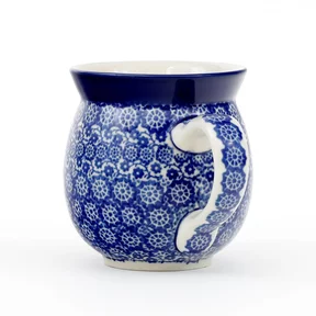 Kubek ceramiczny 073 <br> 2615X Kobaltowa koronka